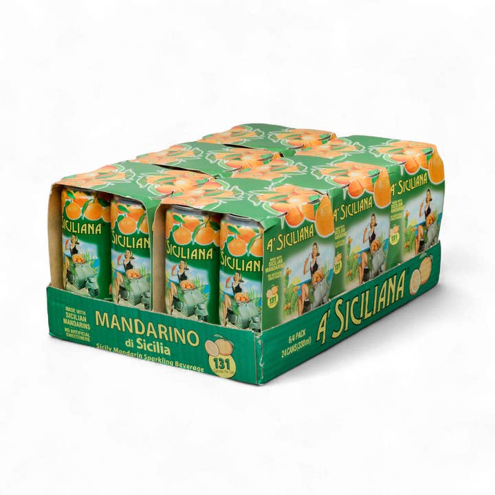 A'Siciliana Limonata Sparkling Sicilian Mandarino Beverage for wholesale by Partanna Foods