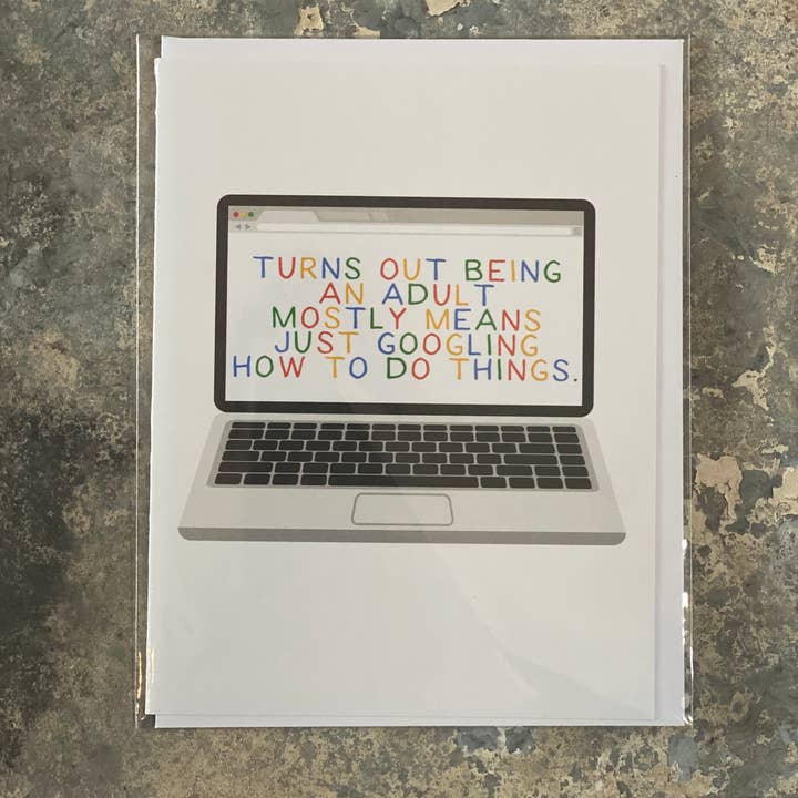 Crooked Halo - Wholesale Everyday Greeting Card - Google Greeting Card