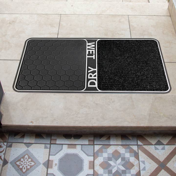 J&V TEXTILES – wholesale Door mat – Wet & Dry Shoe Cleaning 18 in. x 32 in. Rectangular Door Mat