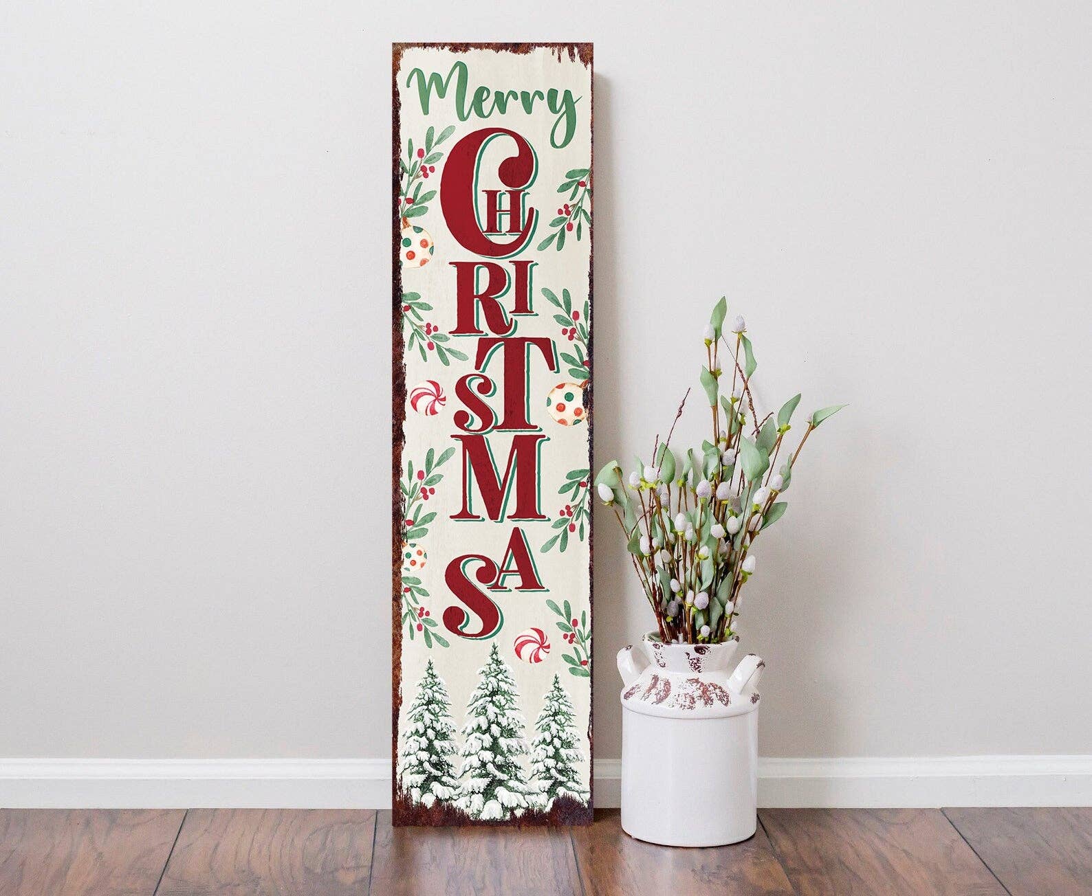 TX USA Corporation - Wholesale Christmas Wall Art - Christmas Snowman Porch Sign | Rustic Farmhouse Holiday Welcome Decor3
