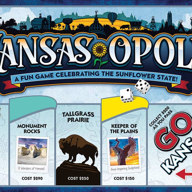 Kansas-Opoly (state) Board Game and other Purchase Wholesale kc puzzle co. Free Returns & Net 60 Terms on Faire trending on Faire.