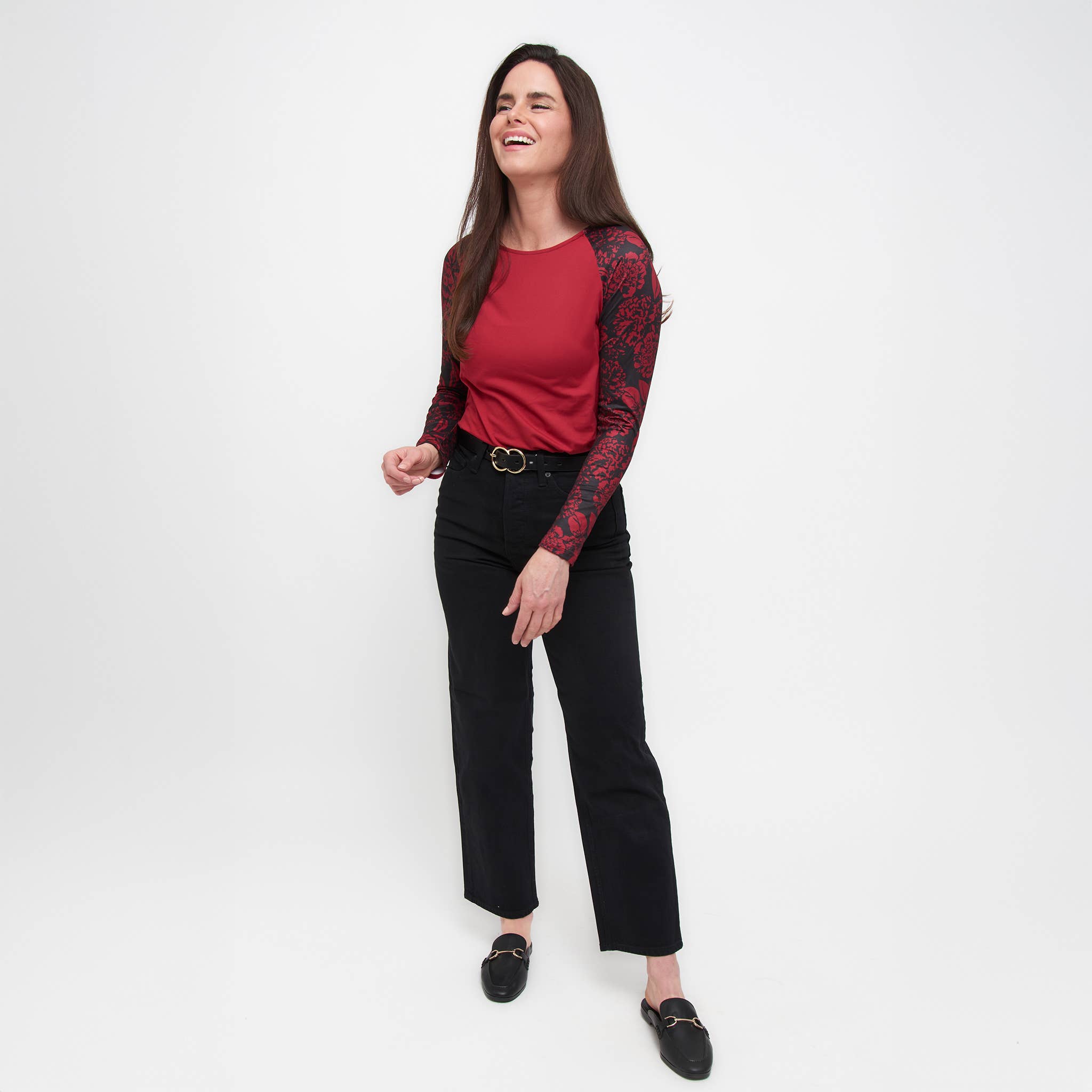 Howard's - Wholesale Tunic - Women's - Sale - Victoria Long Sleeve Raglan Top12