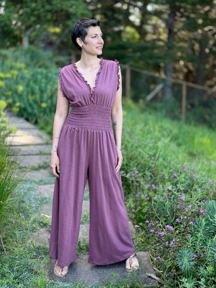 CARAUCCI – Großhandel Jumpsuit – Damen – Pullover mit Rüschen15