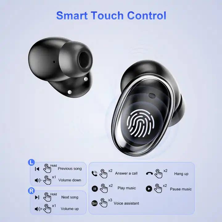 GulleeGadgets - Wholesale Headphones - Earbud with Power Bank & Wireless Bluetooth Version 5. 13