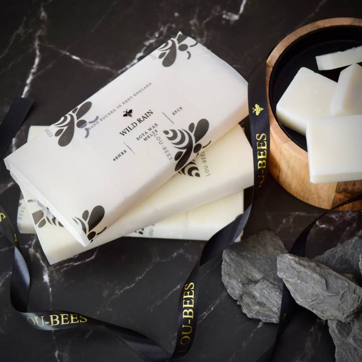 Christmas Gift Wax Melts – Wild Rain & Wild Cotton Fields for wholesale by Lou Bees