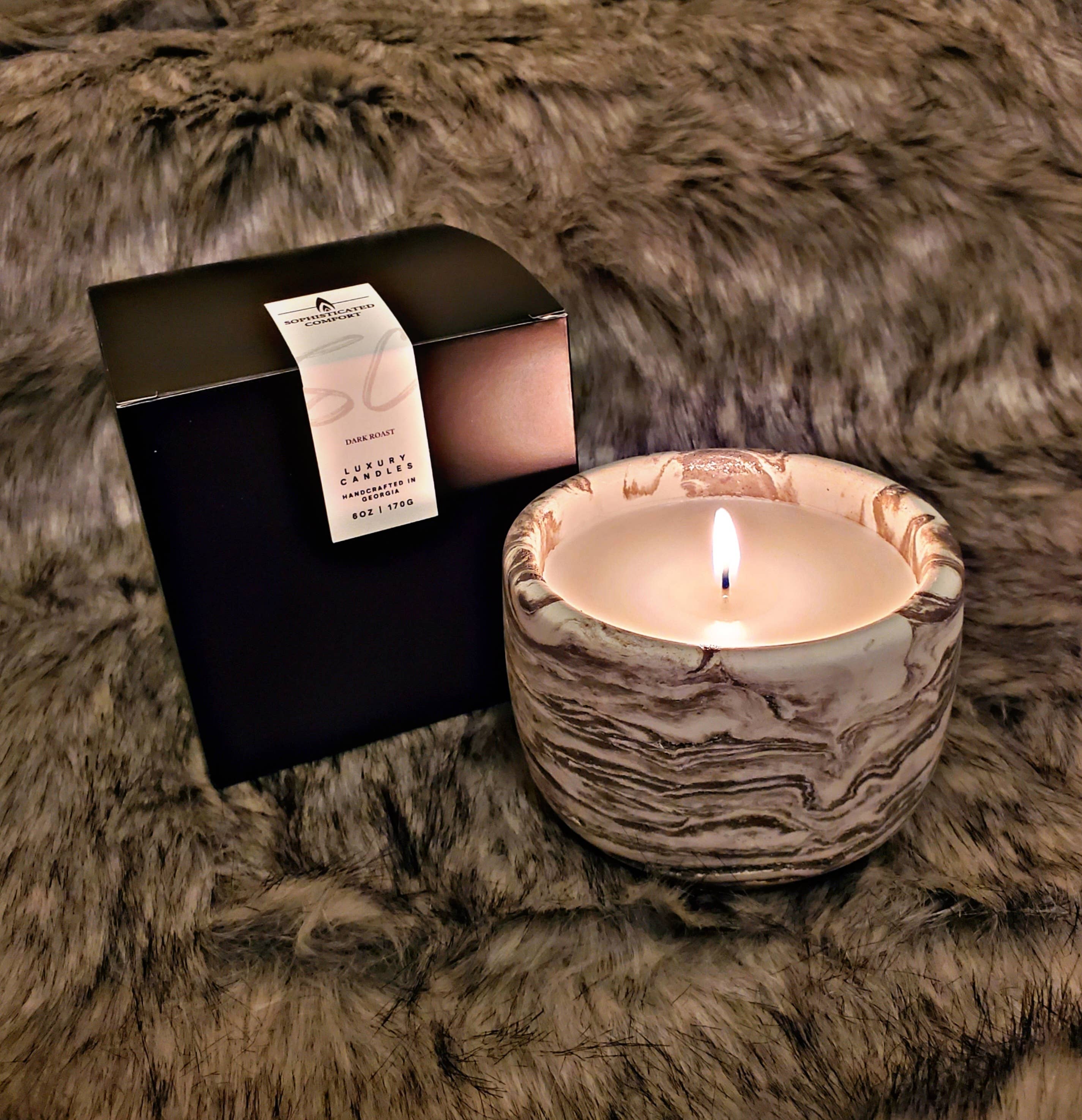 Sophisticated Comfort LLC - Wholesale Decorative Jar - Custom Cement Jar w/Lid6