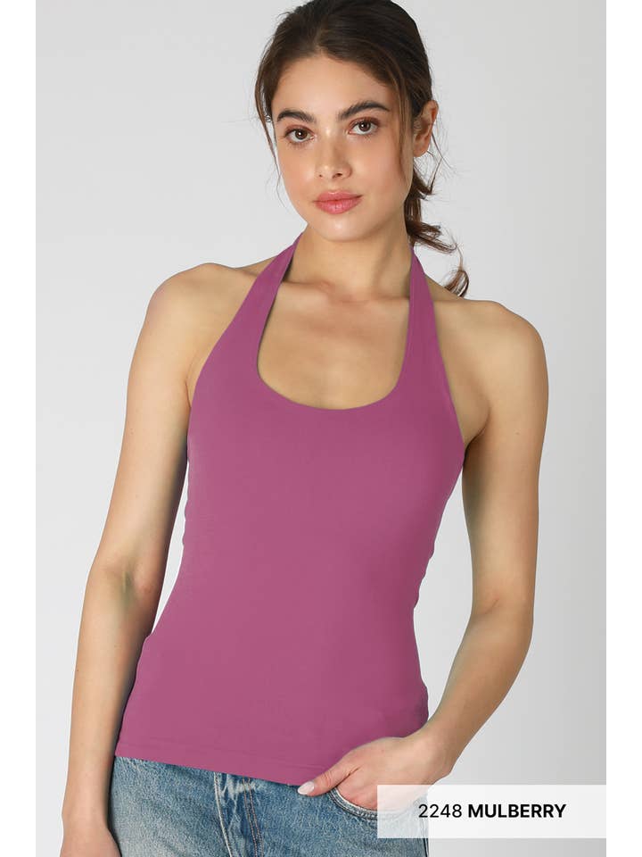 NIKIBIKI - Wholesale Knit Top - Women's - NS8392 - Clean Line Halter Top8