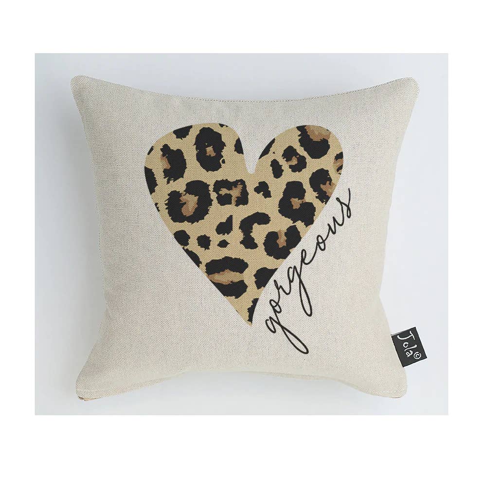 Jola Designs – wholesale Throw/decorative pillow – Gorgeous Leopard Natural Cushion