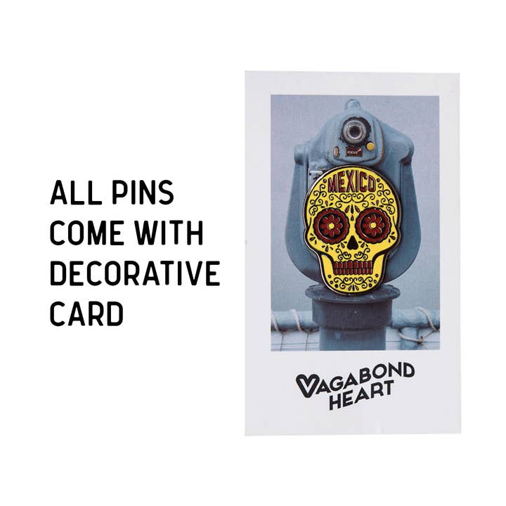 Vagabond Heart - Wholesale Lapel Pin/Button - Olympic National Park Enamel Pin