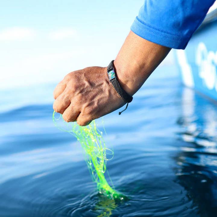 4ocean – Großhandel Gewebtes/geflochtenes Armband – 4ocean Last Straw Flechtarmband, Schwarz, 6er-Pack