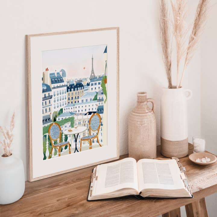 Amber Davenport Art - Wholesale Art Print - Paris, France Art Print - Unframed