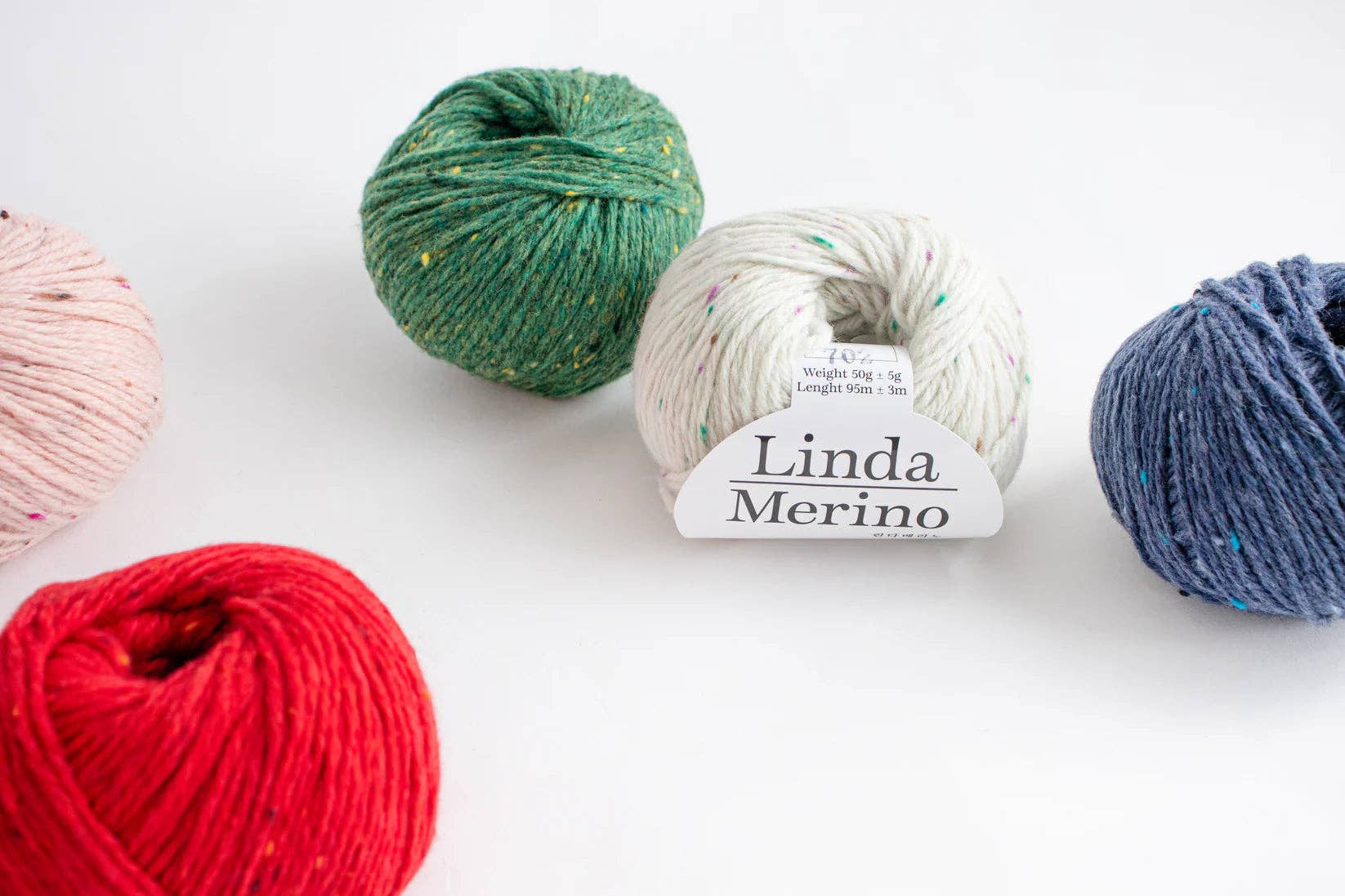 Luv Loop Craft - Wholesale Yarn - 65% Super Fine Wool - Linda Merino 5g (Only available on Faire - Pre-Order)2