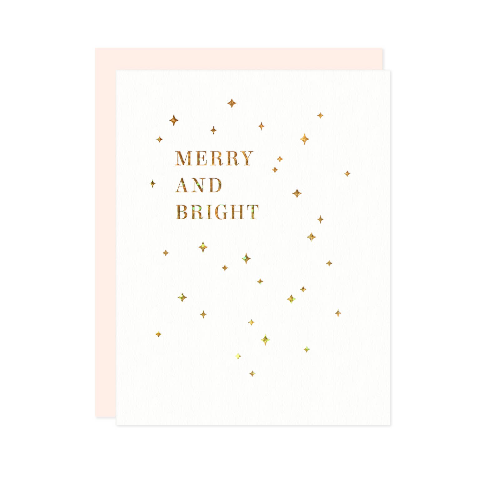 Missive - Wholesale Christmas Card - Merry and Bright Foil Holiday Card2