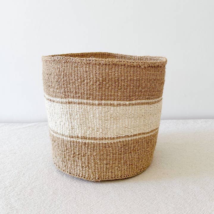 Amsha – Cesta por atacado – Cesto de Plantas de Armazenamento: Areia Listrada2