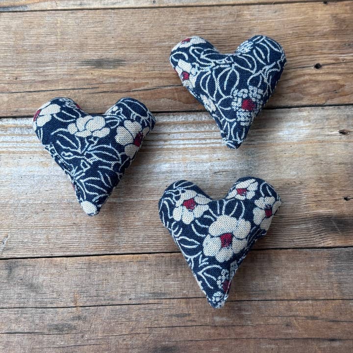 Belle's Nest - Wholesale Sachet - Blue Floral Mini Lavender Hearts1