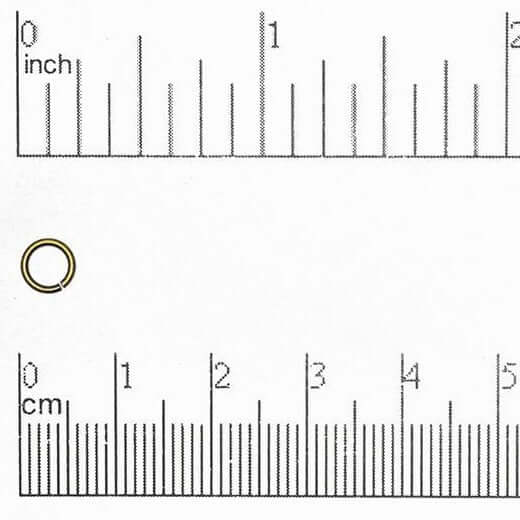 Anneau de jonction - 6 mm, calibre 21, vendu en paquets de 25 grammes (env. 387 pièces) pour la vente par Continental Beads