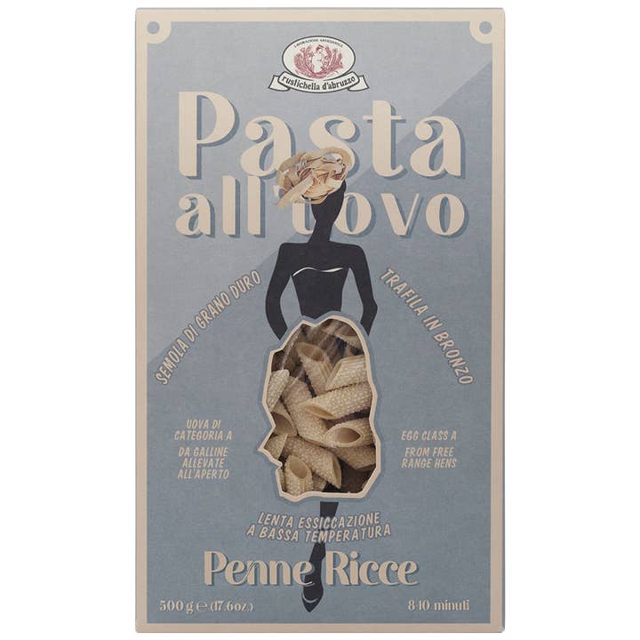 Casa Rustichella by Rustichella d'Abruzzo SpA - Wholesale Pasta - Rustichella d'Abruzzo Egg Penne Ricce 500g