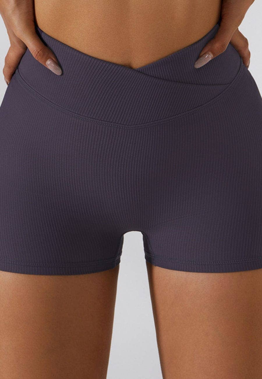 Active by Anna-Kaci - Vendita all'ingrosso Pantaloncini sportivi - Donna - Pantaloncini da allenamento a vita alta14
