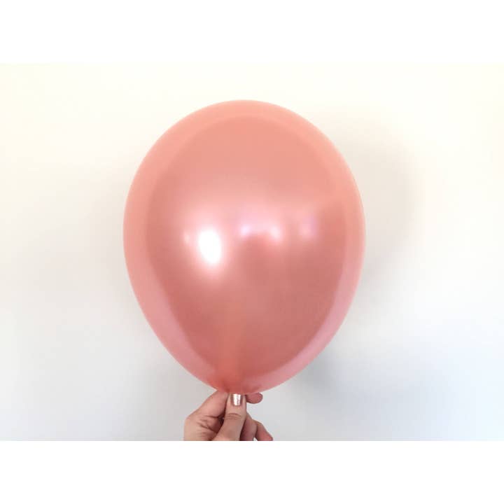 Hullaballoons - Wholesale Balloon - Rose Gold Balloon Bouquet | Peach and Gold Balloon Bouquet | Rose Gold Balloons | Rose Gold Bridal Shower Decor | Rose Gold Wedding Decor8