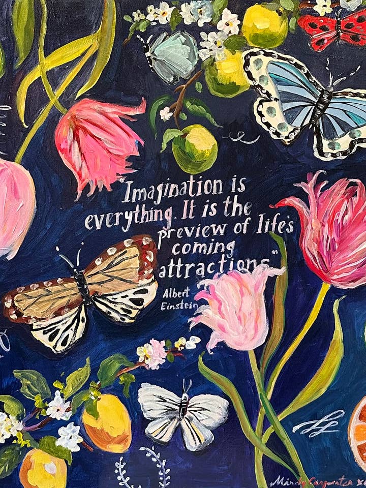 Imagination is Everything Greeting Card for wholesale by Carpe Diem Papers