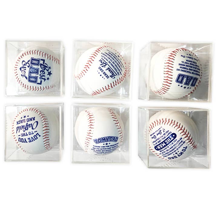 Novelty Closeout - Wholesale Keepsake Coin/Token - Baseball Keepsake Father's Day Assortment- 6/Pack