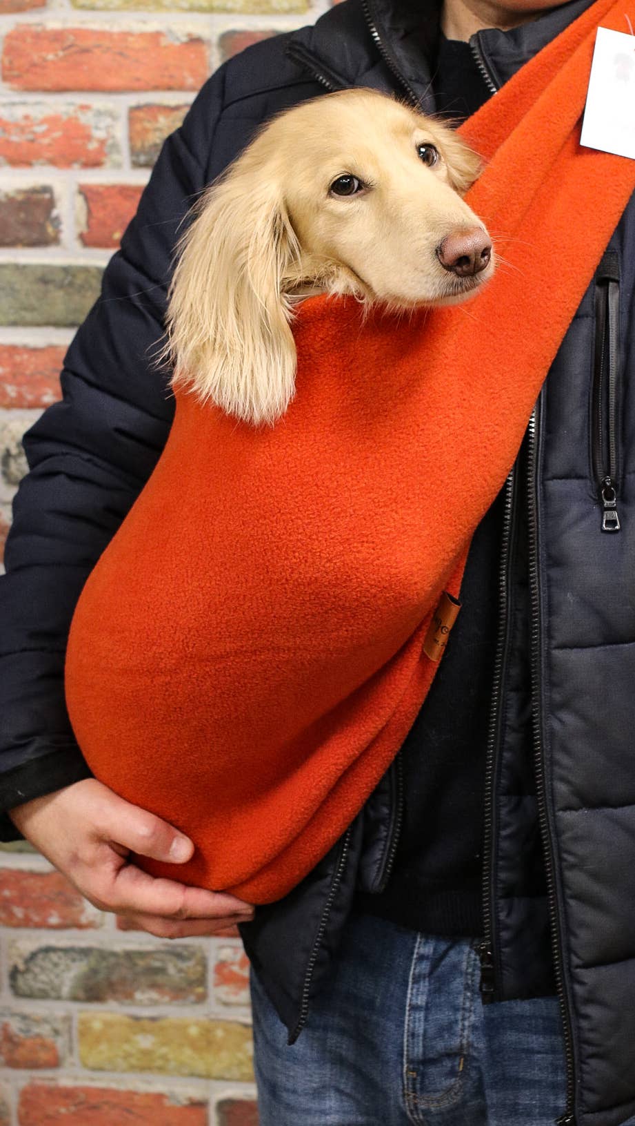 Hugo and Ted Ltd - Vente Caisse de transport – chien - Écharpe porte-chien en polaire8