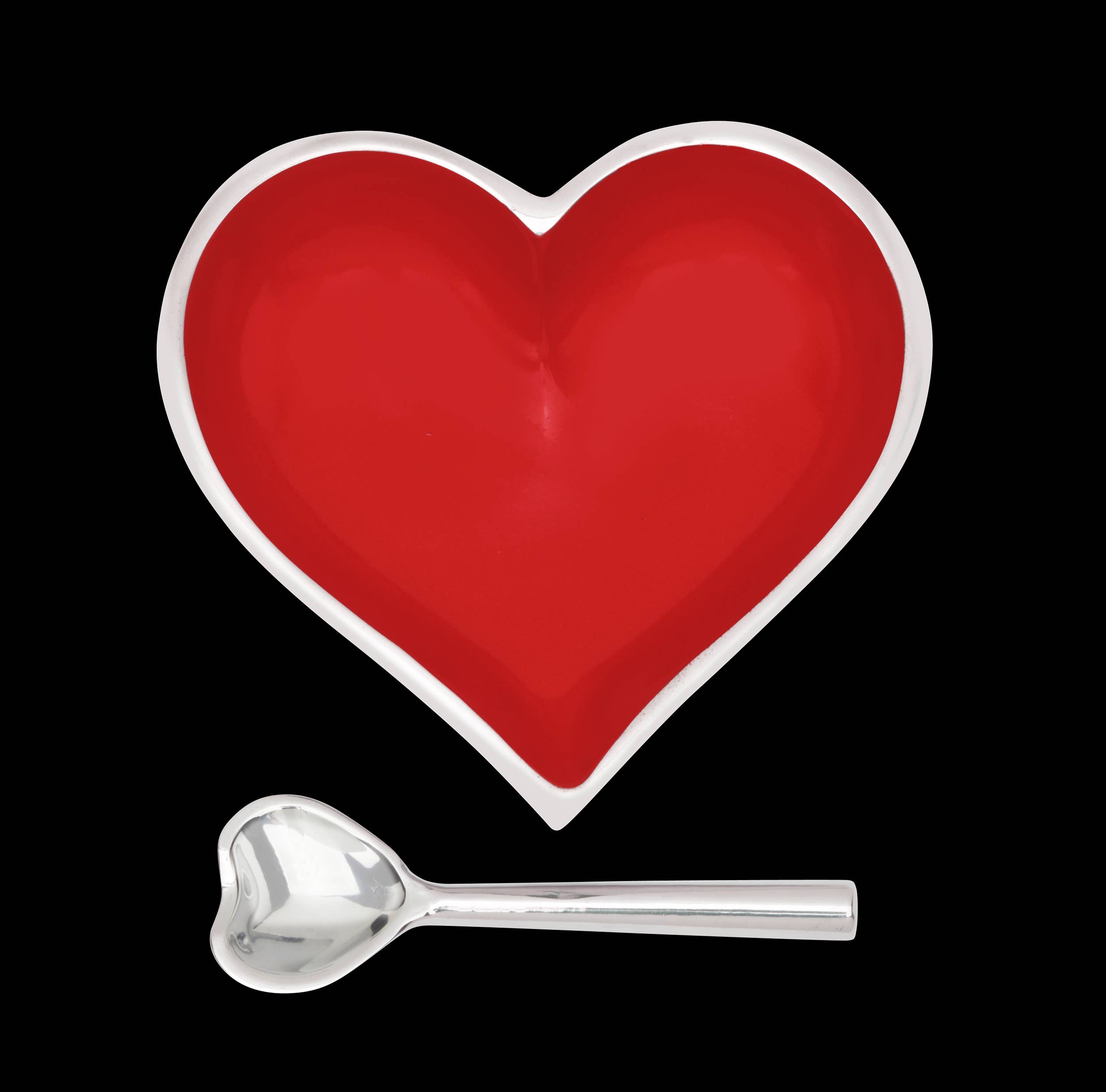 Inspired Generations - Wholesale Serve Bowl - Happy Red Heart with Heart Spoon1