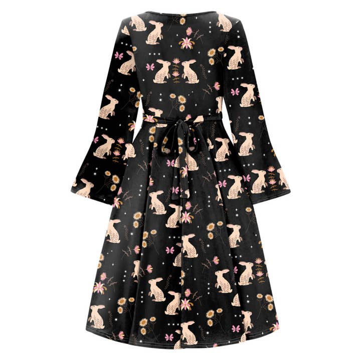 Lady V London – wholesale Dress – Women's – Zelda Dress - Winter Rabbit1