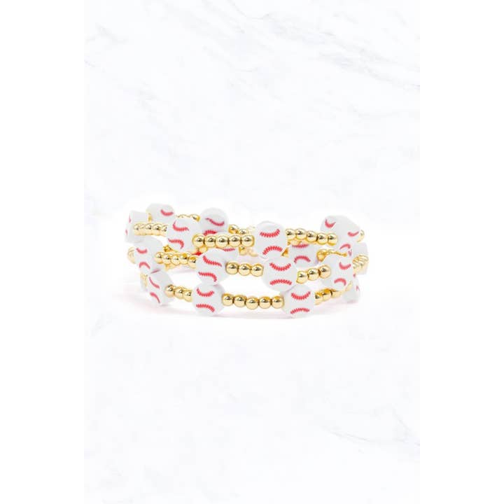 Suzie Q USA - Wholesale Beaded Bracelet - Baseball / Softball / Football Bracelet1