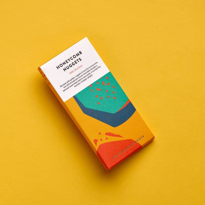 The Chocolate Society - Vente Barre chocolatée - Tablette de chocolat Honeycomb Crunch