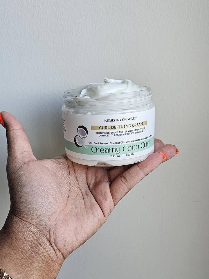 Creamy Coco Curl Cream for All Hair Types & Textures for wholesale by Kemistry Organics