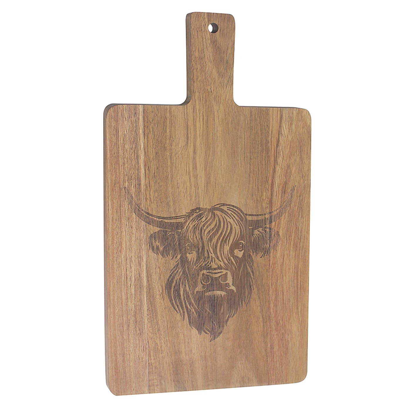 Joe Davies - Wholesale Cutting Board - Elements Wood Highland Cow Cutting Board sml0