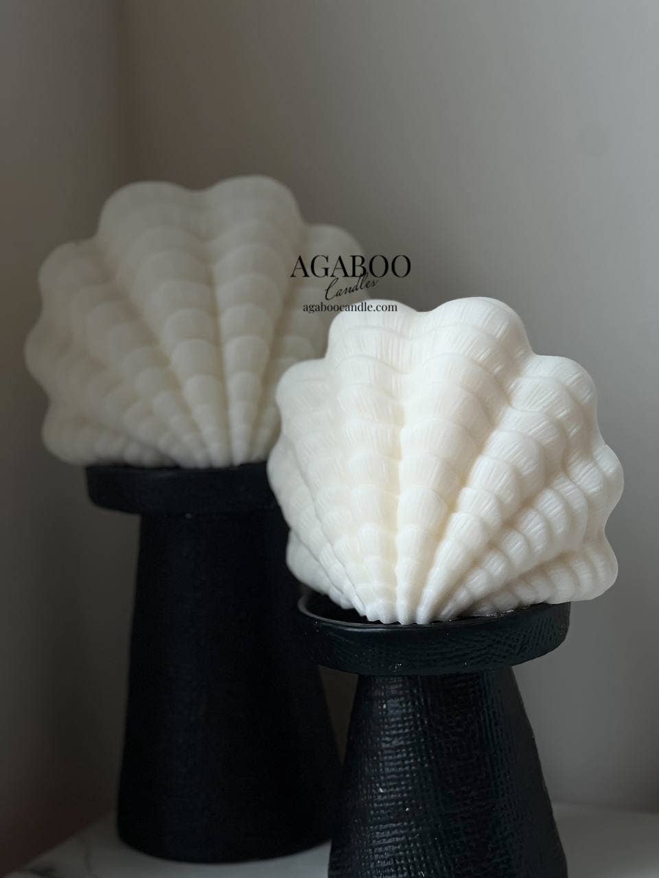 Agaboo Candle - Wholesale Novelty Candle - Large Ocean Shell Candle 4.5x5.5in - Shells - Shaped8