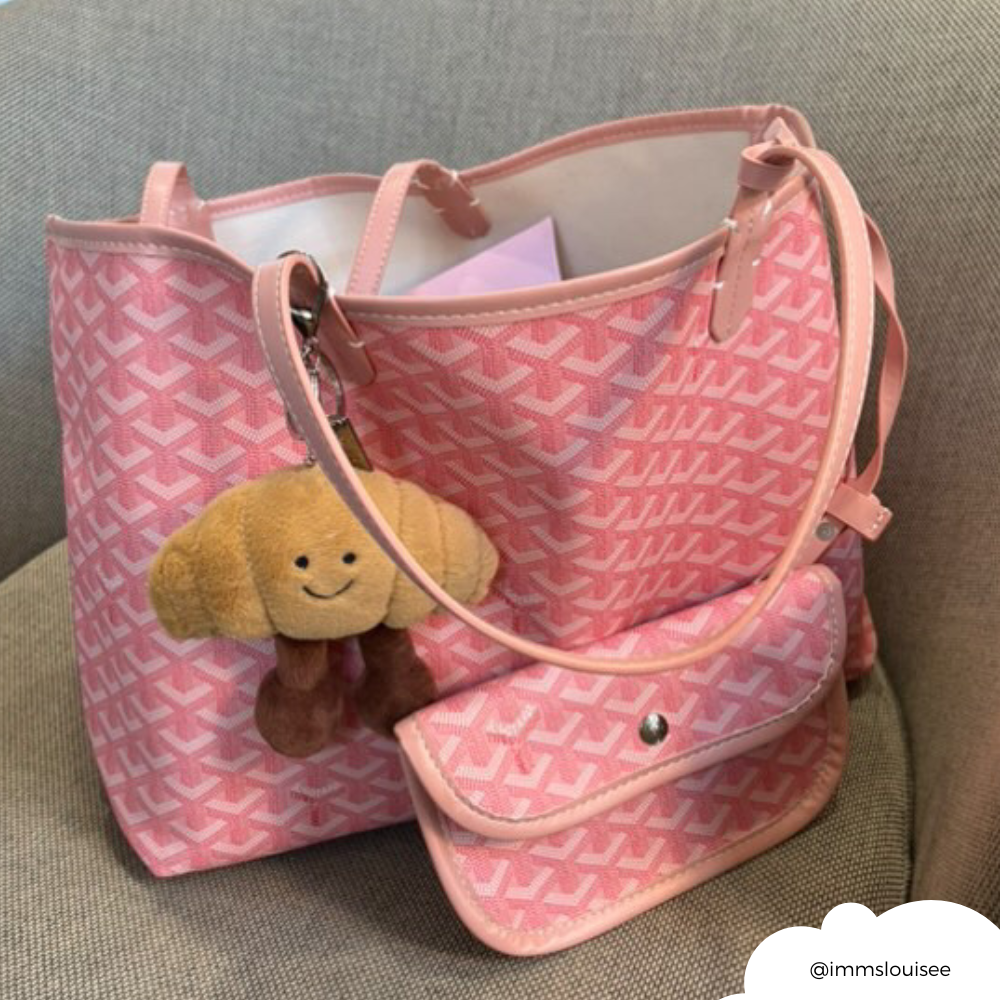 Coconut Lane – wholesale Keychain – Women's – Cutesy Croissant Bag Charm 1