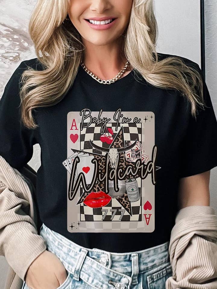 Retro Wildcard Grafik T-Shirt für den Großhandel von COLORBEAR