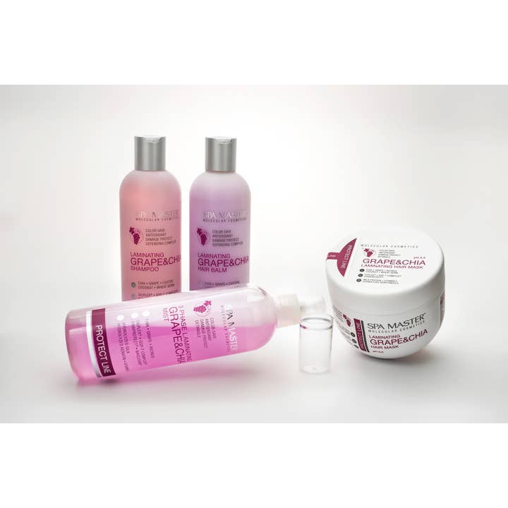 Mister33 Womencare - Vendita all'ingrosso Balsamo per capelli - Balsamo per capelli laminante SPA MASTER all'uva e chia