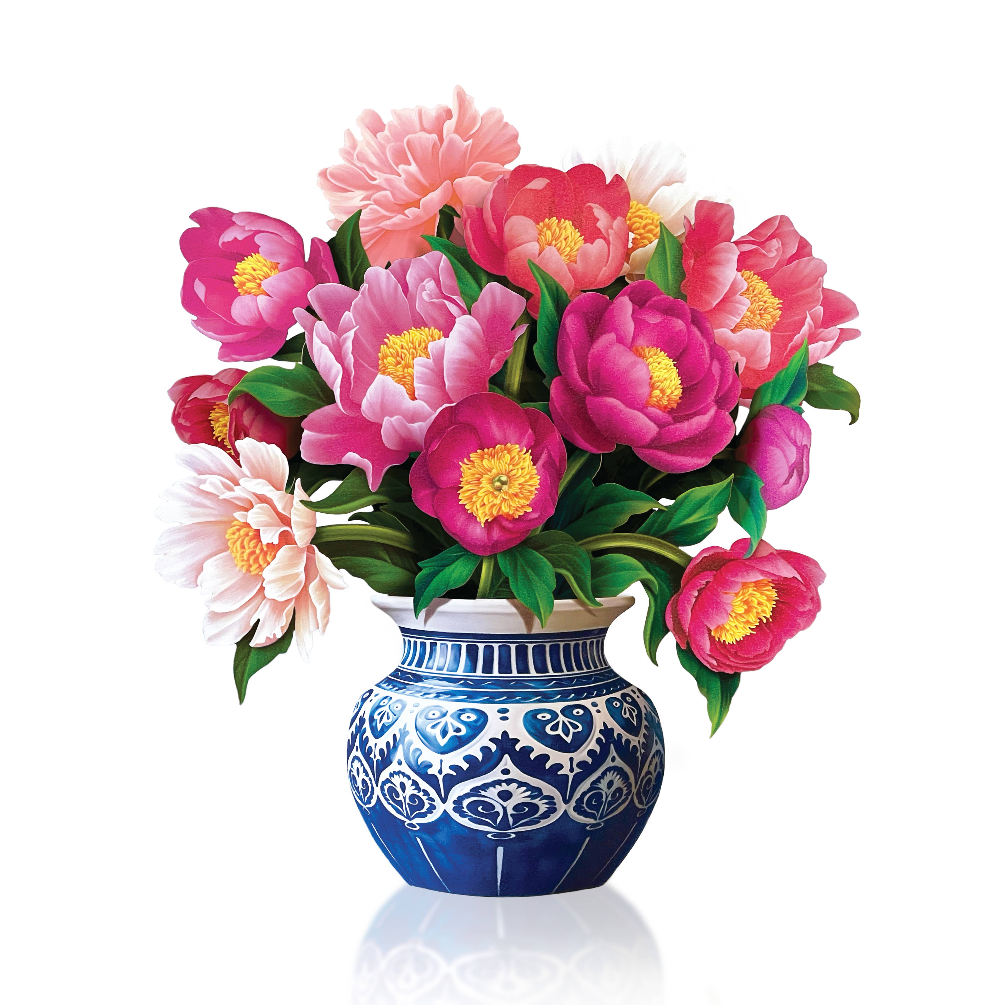 FreshCut Paper LLC - Wholesale Everyday Greeting Card - Mini Peony Paradise (10 Pop-up Greeting Cards)8