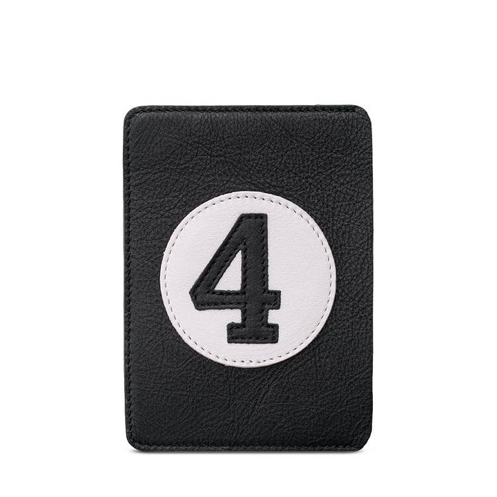 E2R PARIS - Wholesale Passport Case - Unisex - Black leather passport holder for men, women and children