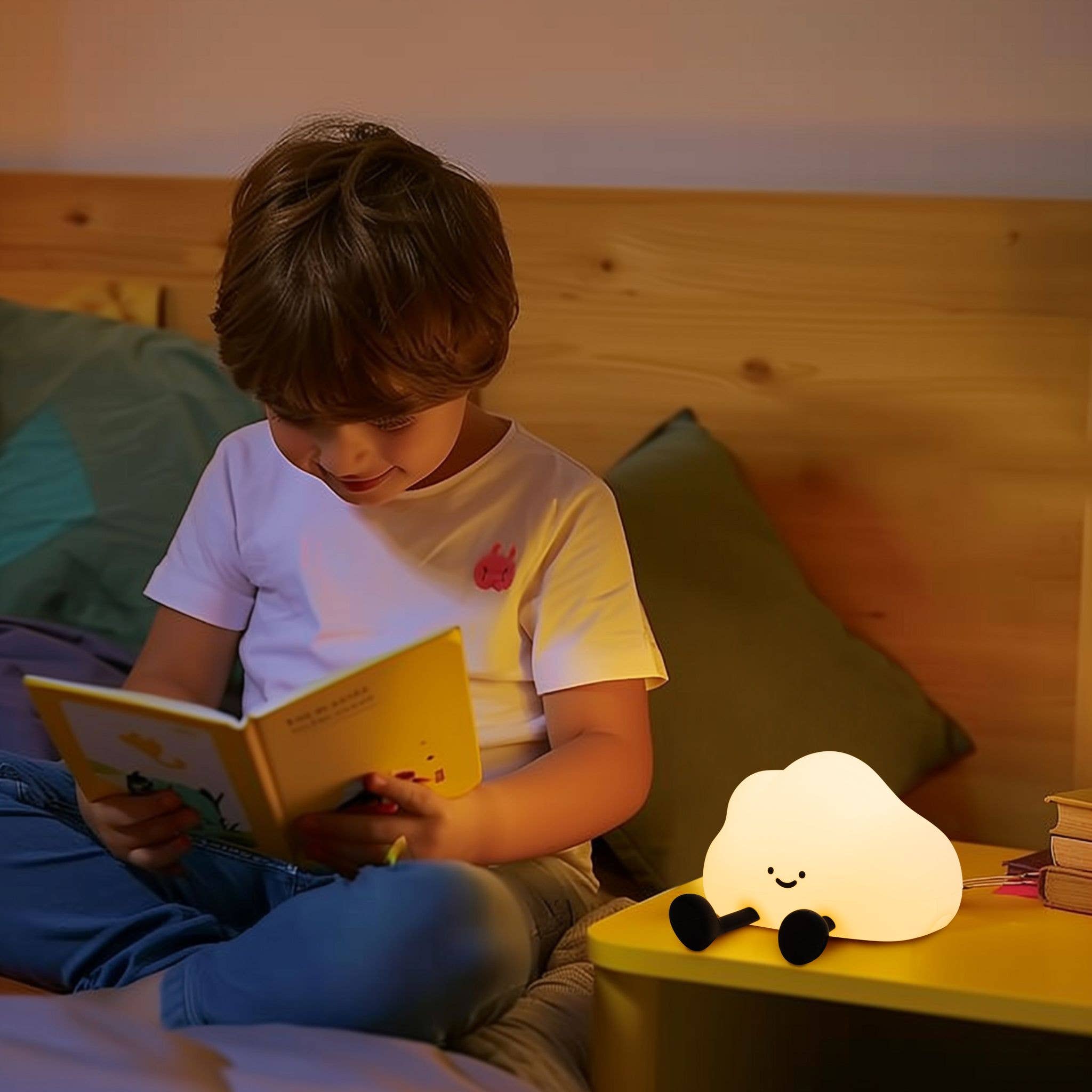 Zoe Sage - Wholesale Night Light - Kids & Baby - LED Night Light USB Rechargeable Touch Control Bedtime Lamp - Cloud3