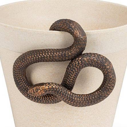 Abbott – wholesale Dekorativ statyett – Hängande orm-brons-4 ”W0