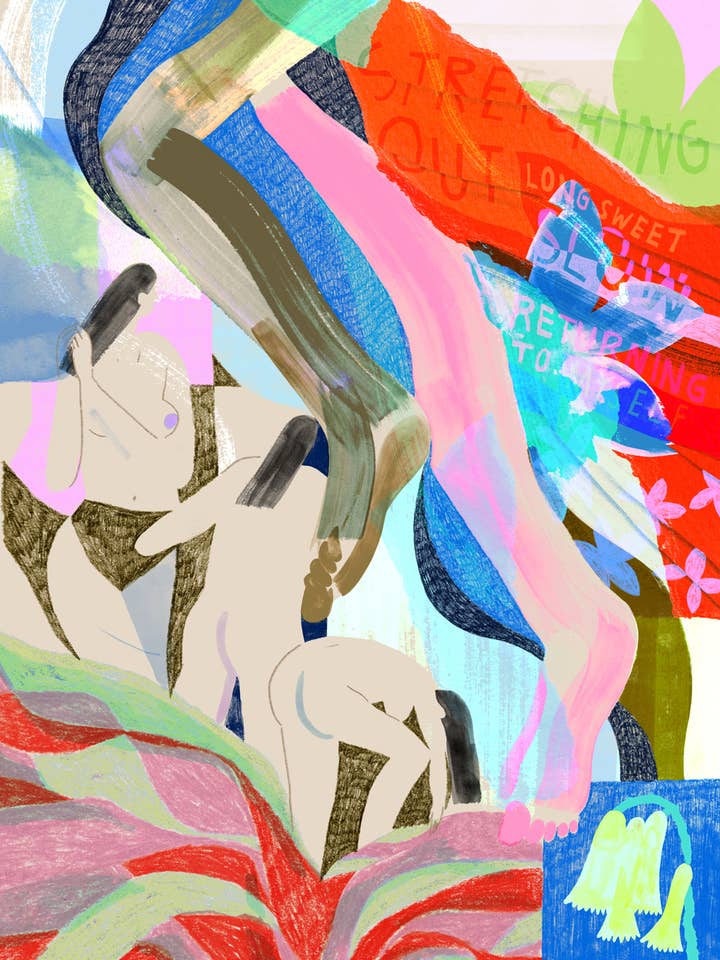 Stretching Out Giclée Print for wholesale by Lucy Sherston