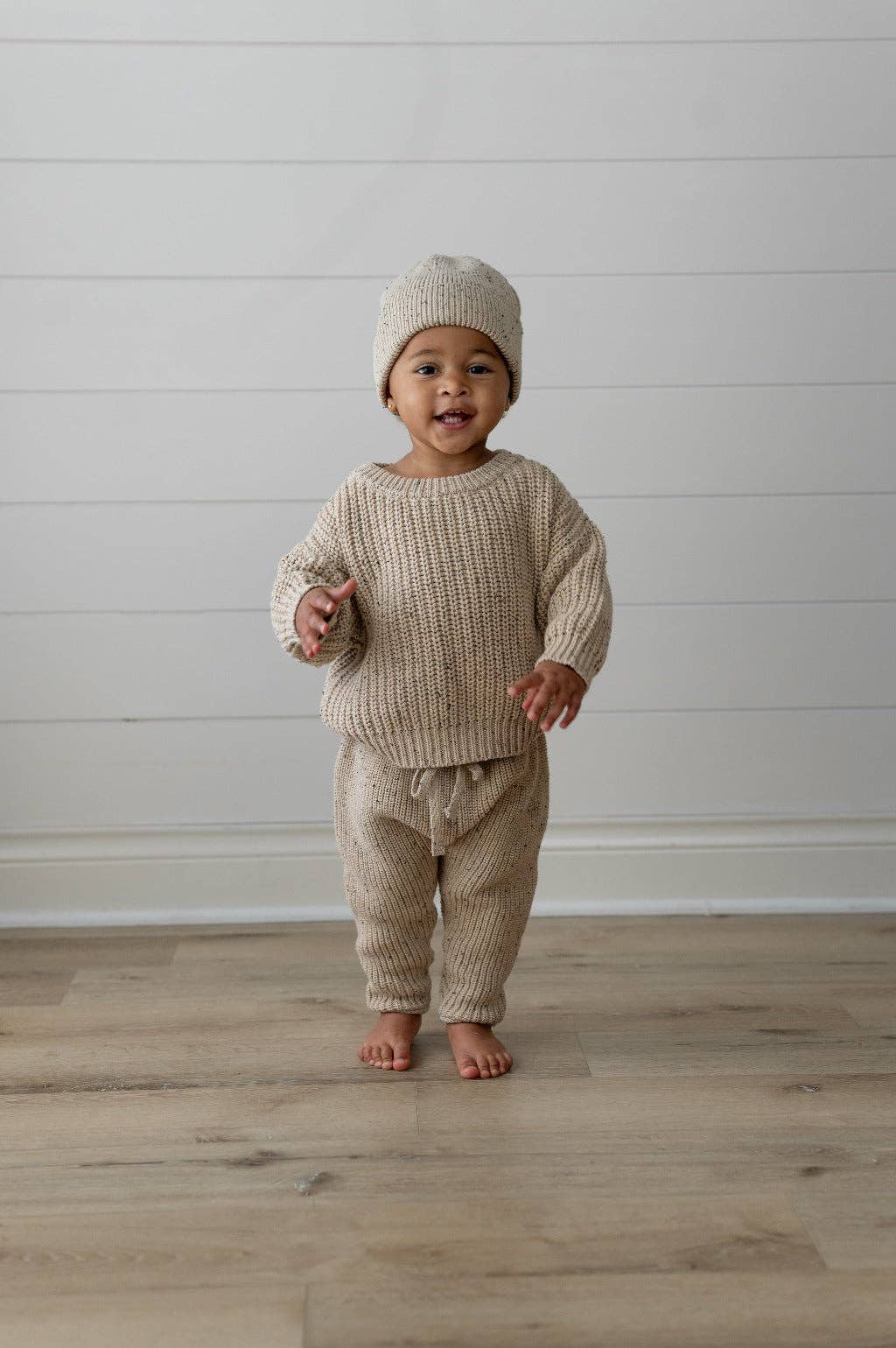 Yooushi - Wholesale Pants - Baby - Speckled Oak Knit Pants2