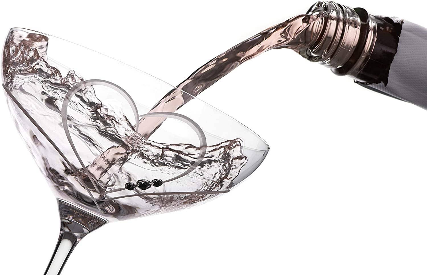 DIAMANTE - Wholesale Cocktail/Liquor Glass - Diamante Swarovski Crystal Champagne Cocktail Saucers/coupe2