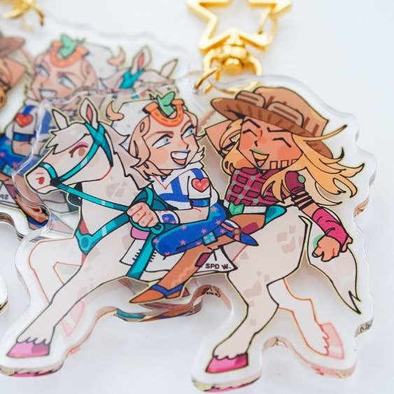 KOHI & ANDIE - Wholesale Keychain - Unisex - JOJO'S BIZARRE TAXI! 3" ACRYLIC KEYCHAINS - anime2