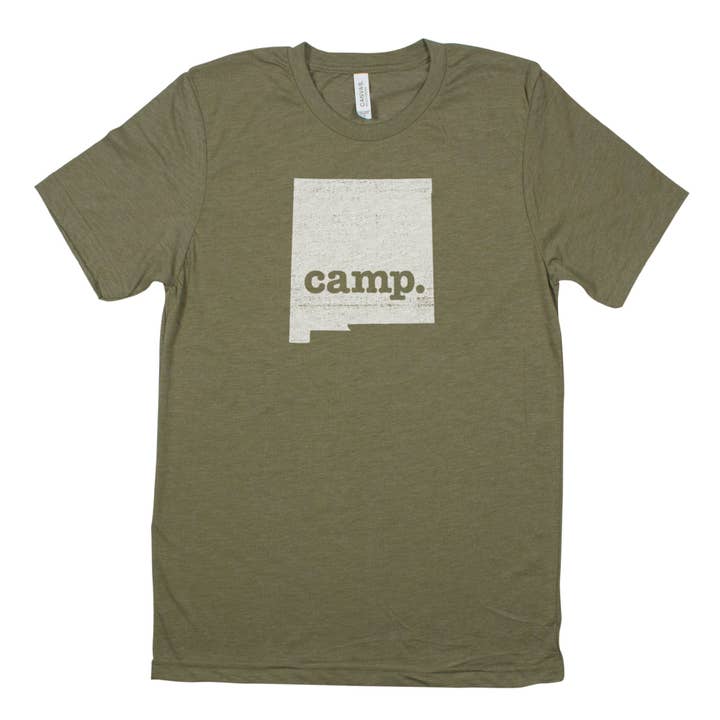 camp. T-shirt unisexe pour hommes - Nouveau-Mexique pour la vente par Home State Apparel
