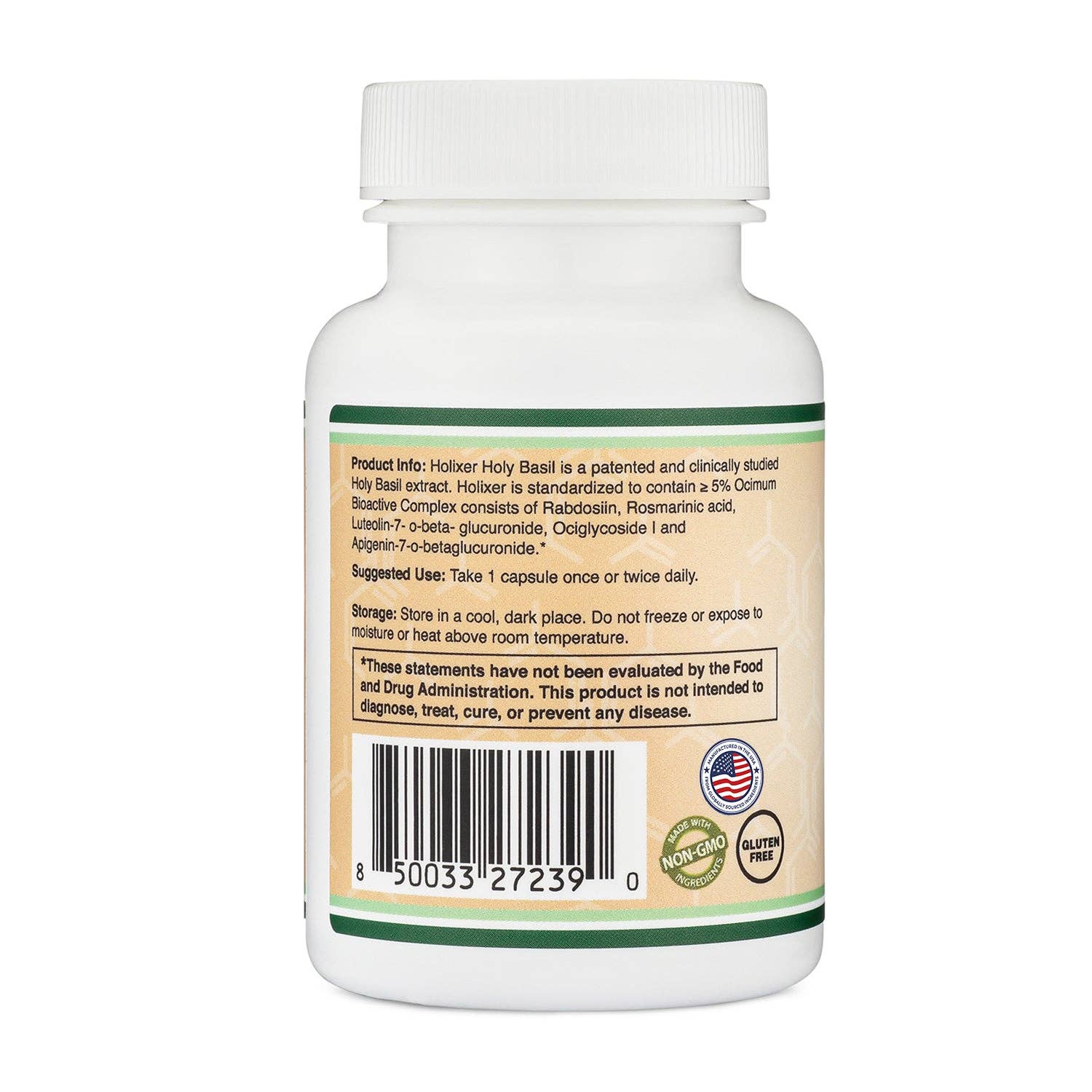 Double Wood Supplements - Wholesale Oral Supplement/Vitamin - Holixer Holy Basil Extract3