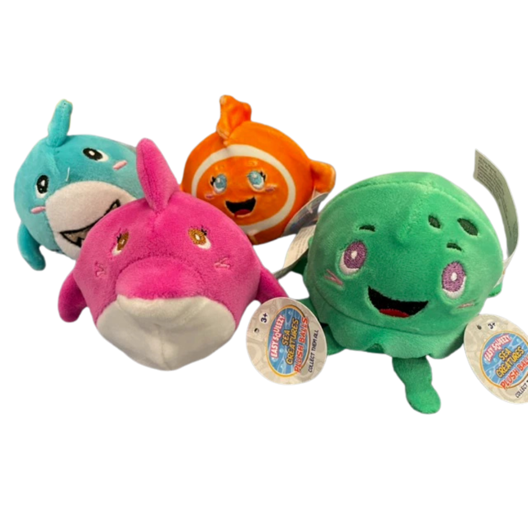 Master Toys & Novelties Inc. - Wholesale Squishy Toy - Kids & Baby - Master Toys Easy Squeezy Sea Creatures Plush Balls2