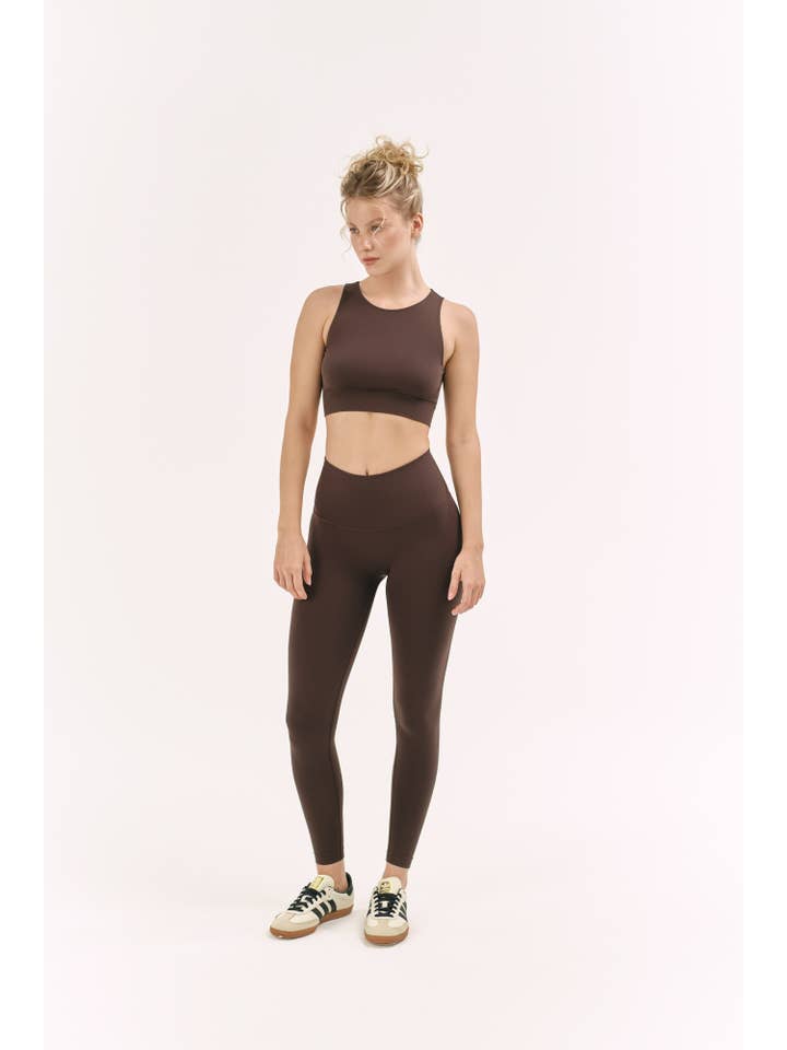SIAWEAR - Wholesale Fashion Leggings - Women's - Push Up Leggings 200 den. CHOCOLATE KISS Yoga Pilates 🇮🇹
