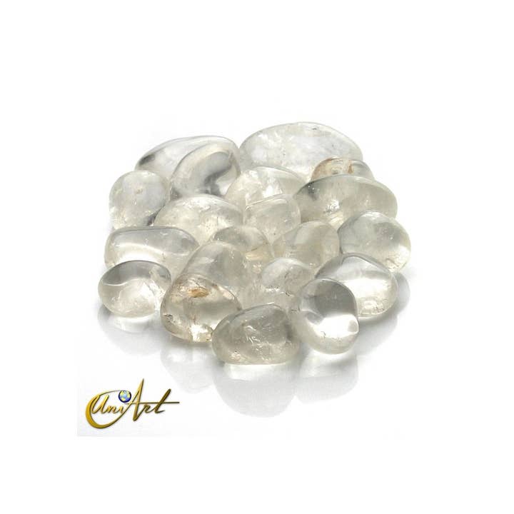 Crystal Quartz - Tumbled Stones Bag 200 Grams for wholesale by UniArt