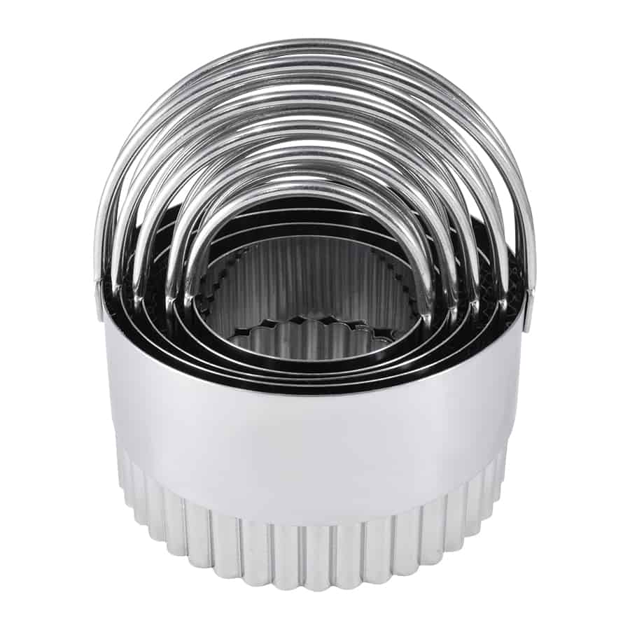 R&M International - Vente Emporte-pièce - Ensemble de 5 emporte-pièces cannelés S/S0